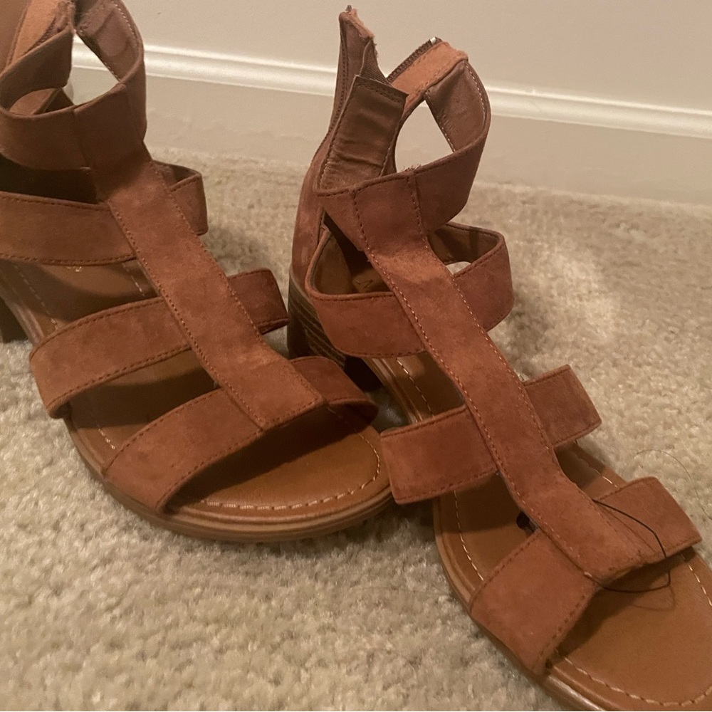 Tan color sandals.  Size 7.5